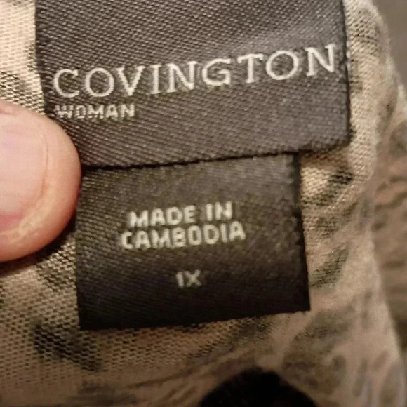 2 FOR 25$ COVINGTON Mobwife Cheetah Leopard t-shirt- (#843) - Picture 2 of 6